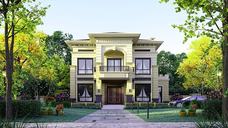 雨城乡村别墅的墙壁通常用什么砖砌？